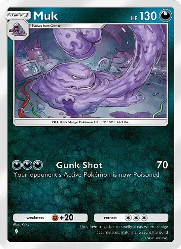 Muk — Crimson Blaze #046 (Pokémon TCG card)