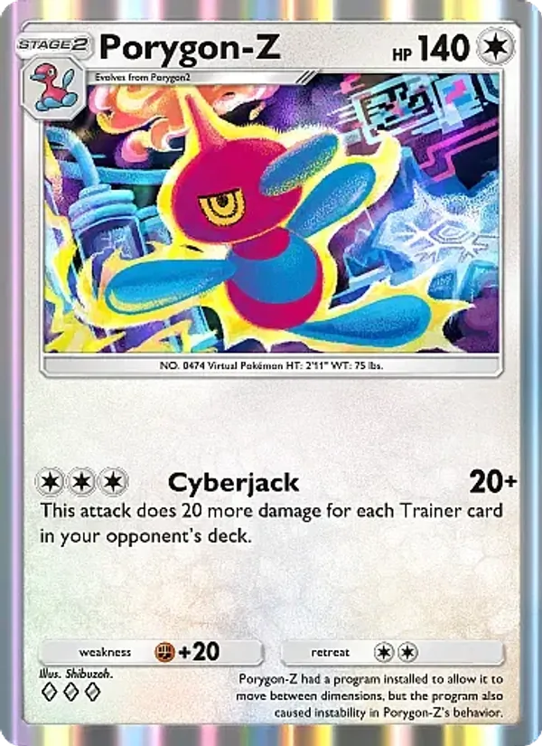 Porygon-Z — Crimson Blaze #058 (Pokémon TCG card)