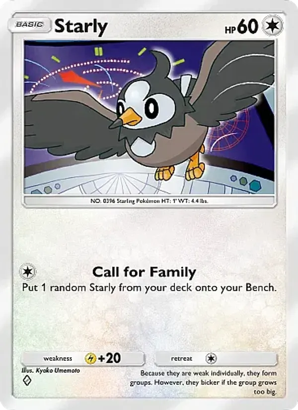 Starly — Crimson Blaze #059 (Pokémon TCG card)