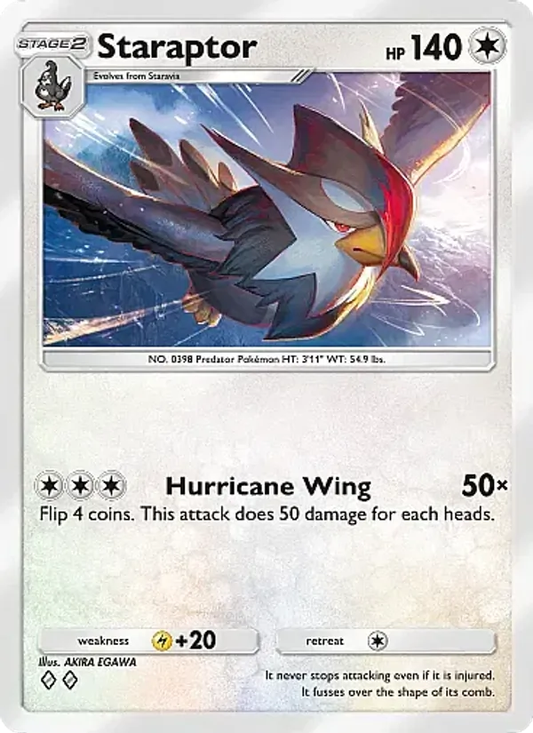 Staraptor — Crimson Blaze #061 (Pokémon TCG card)