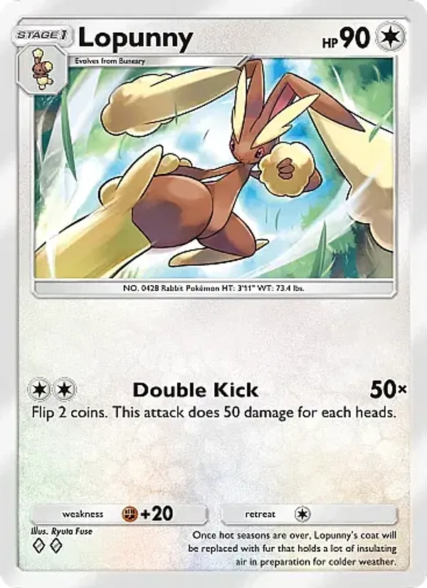 Lopunny — Crimson Blaze #063 (Pokémon TCG card)