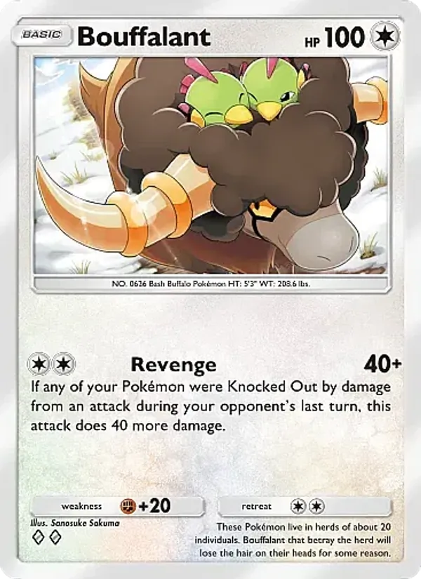 Bouffalant — Crimson Blaze #064 (Pokémon TCG card)