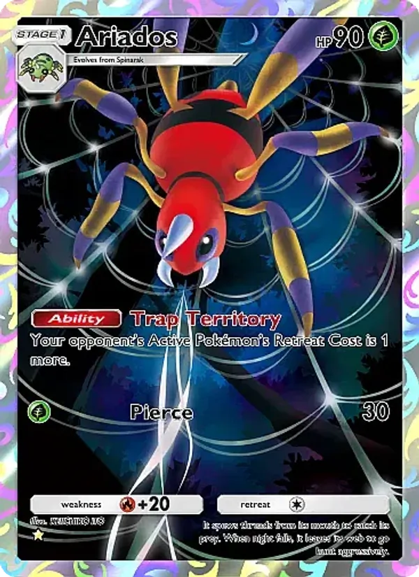 Ariados — Crimson Blaze #070 (Pokémon TCG card)