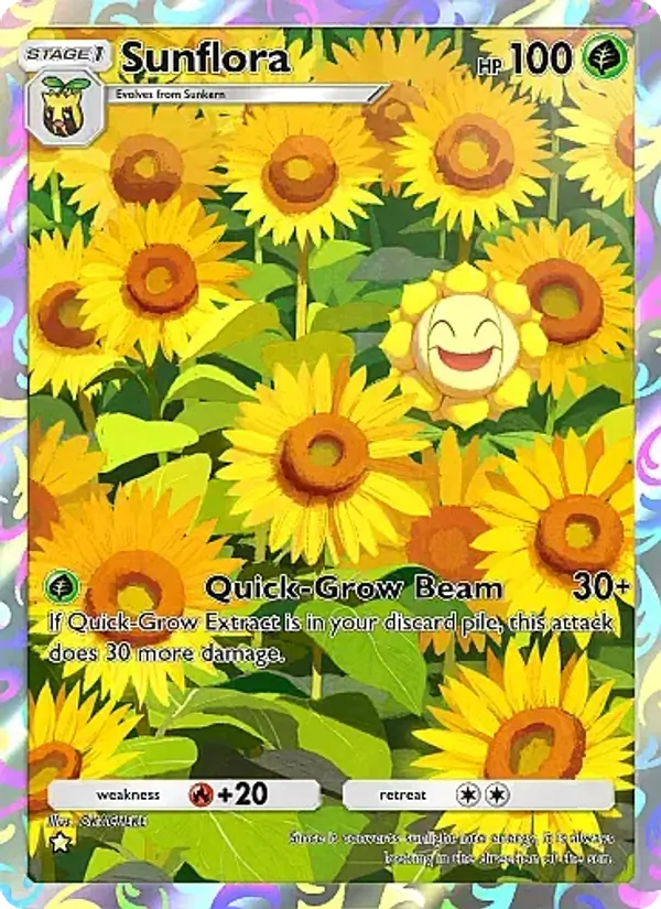 Sunflora — Crimson Blaze #071 (Pokémon TCG card)