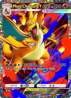 Mega Charizard Y ex (Crimson Blaze #077)
