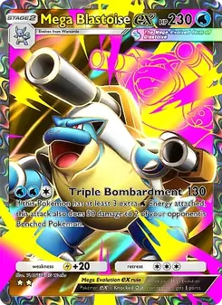 Mega Blastoise ex (Crimson Blaze #078)