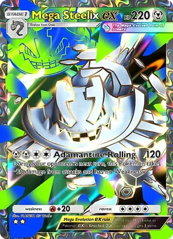 Mega Steelix ex — Crimson Blaze #080 (Pokémon TCG card)