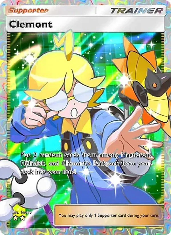 Clemont — Crimson Blaze #081 (Pokémon TCG card)