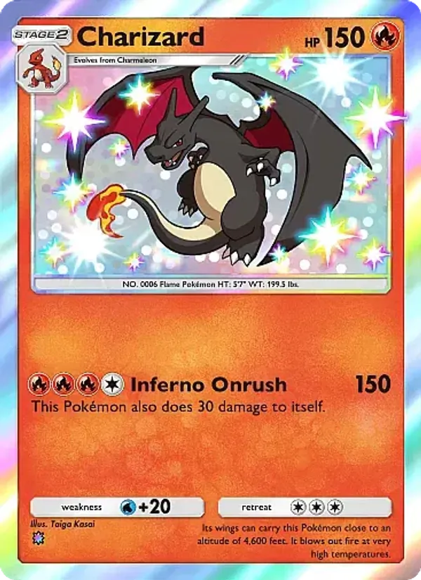 Charizard — Crimson Blaze #091 (Pokémon TCG card)