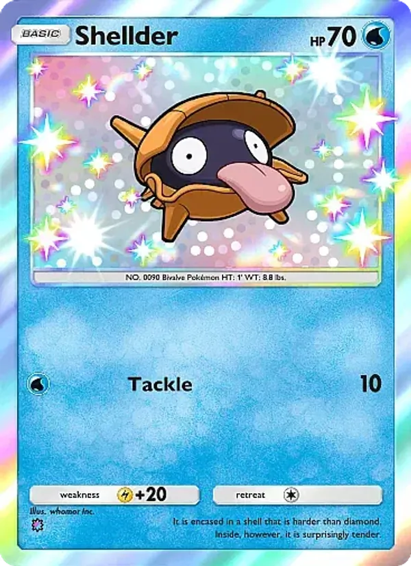 Shellder — Crimson Blaze #092 (Pokémon TCG card)