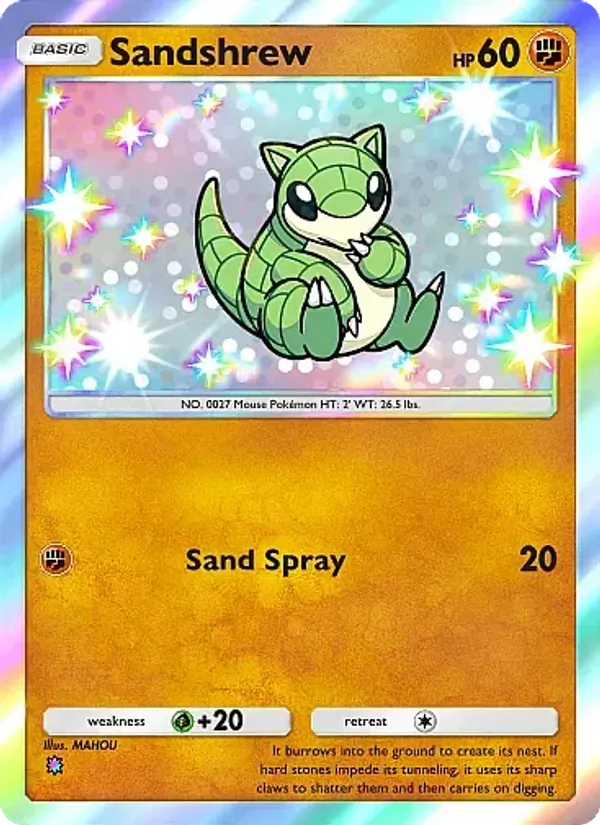 Sandshrew — Crimson Blaze #094 (Pokémon TCG card)