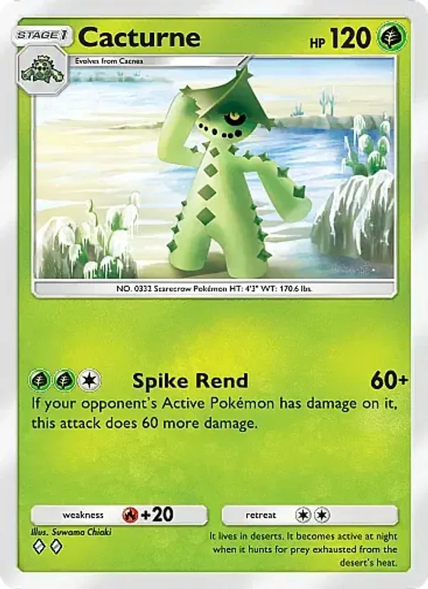 Cacturne — Fantastical Parade #007 (Pokémon TCG card)