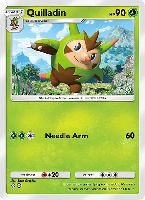 Quilladin — Fantastical Parade #009 (Pokémon TCG card)
