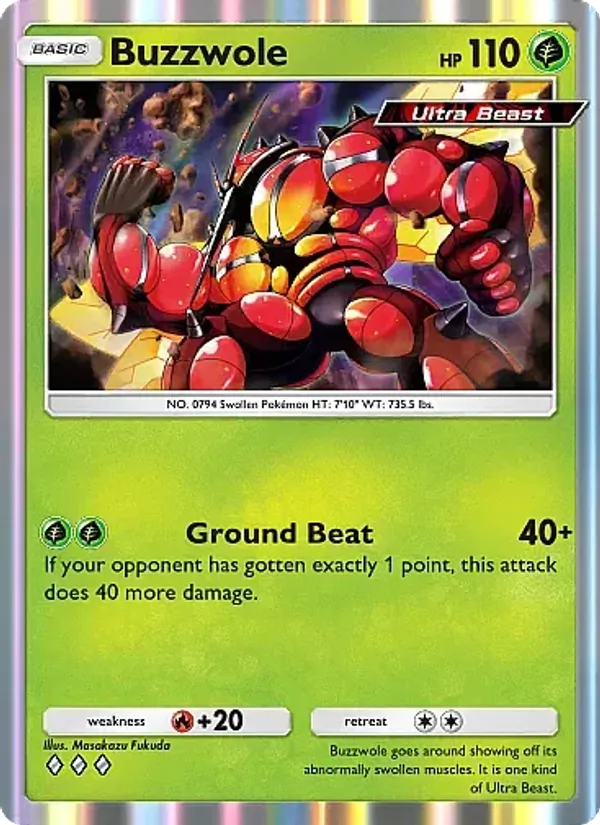 Buzzwole — Fantastical Parade #014 (Pokémon TCG card)