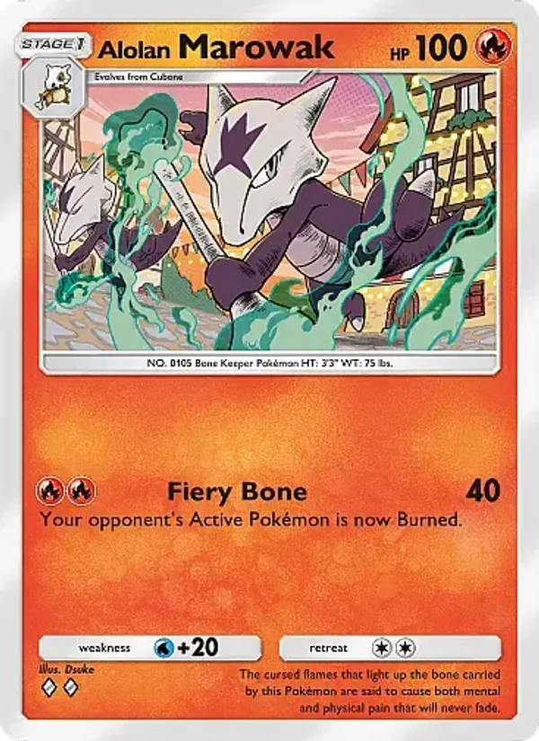 Alolan Marowak — Fantastical Parade #018 (Pokémon TCG card)