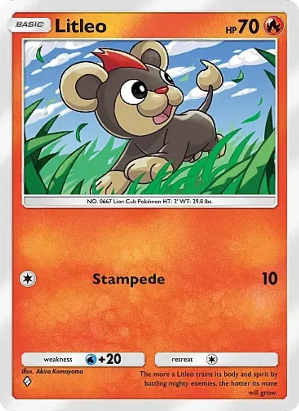 Litleo — Fantastical Parade #020 (Pokémon TCG card)