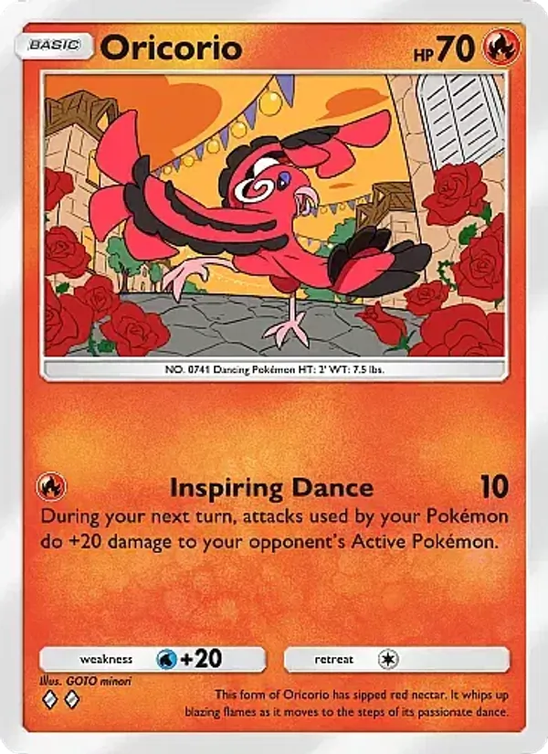 Oricorio — Fantastical Parade #022 (Pokémon TCG card)