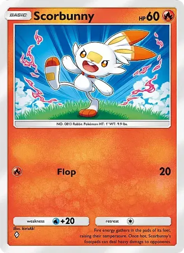 Scorbunny — Fantastical Parade #024 (Pokémon TCG card)