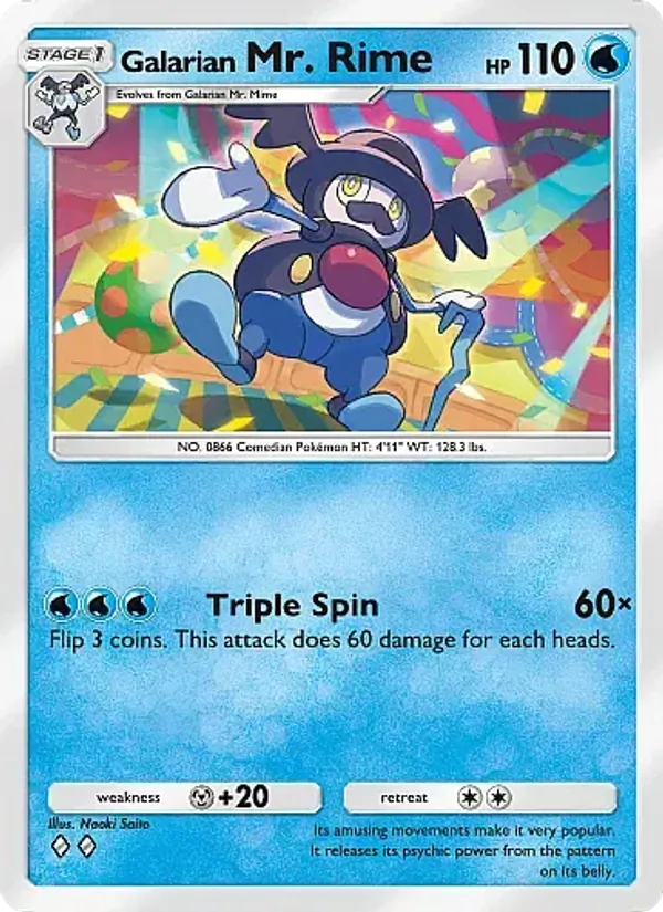 Galarian Mr. Rime — Fantastical Parade #031 (Pokémon TCG card)