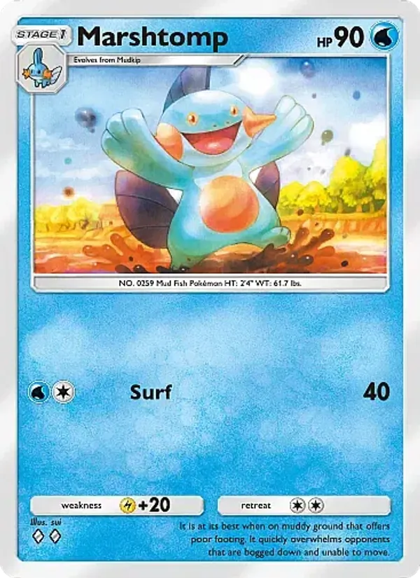Marshtomp — Fantastical Parade #034 (Pokémon TCG card)