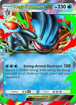 Mega Swampert ex (Fantastical Parade #036)