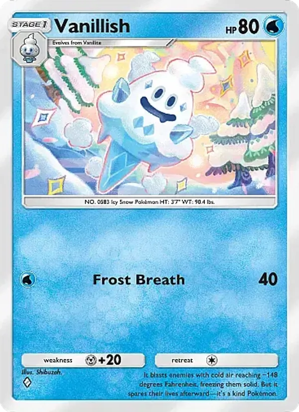 Vanillish — Fantastical Parade #038 (Pokémon TCG card)