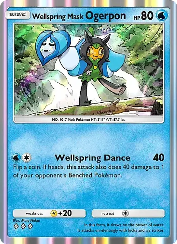 Wellspring Mask Ogerpon — Fantastical Parade #048 (Pokémon TCG card)