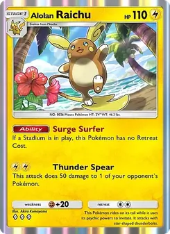 Alolan Raichu (Fantastical Parade #050)