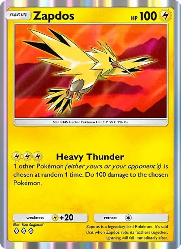 Zapdos — Fantastical Parade #051 (Pokémon TCG card)