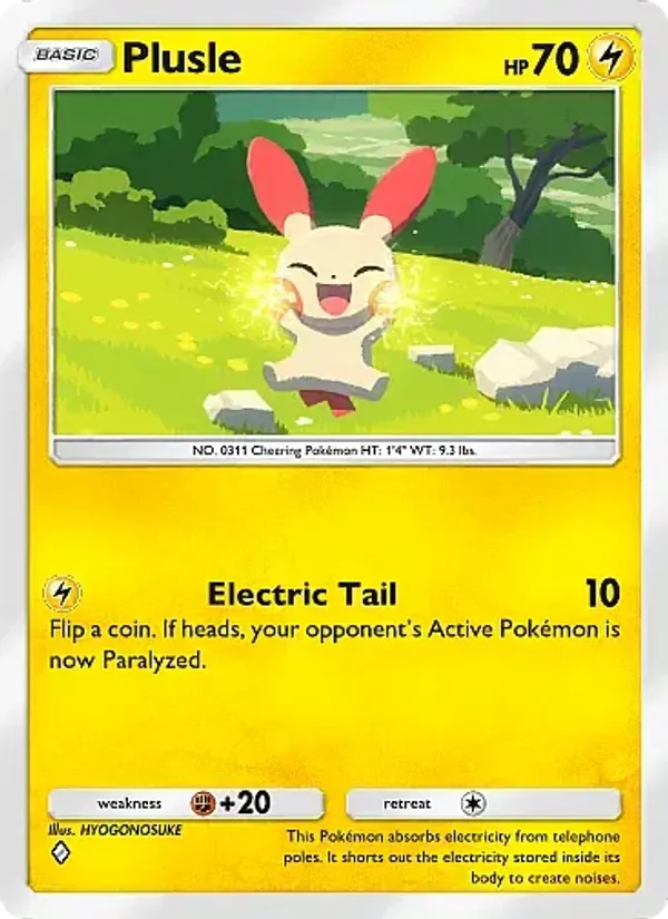 Plusle — Fantastical Parade #052 (Pokémon TCG card)