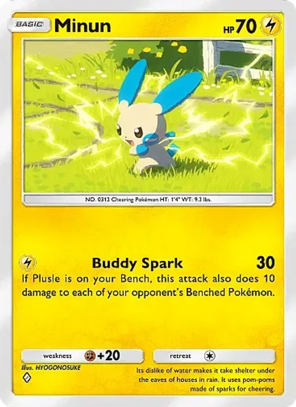 Minun — Fantastical Parade #053 (Pokémon TCG card)