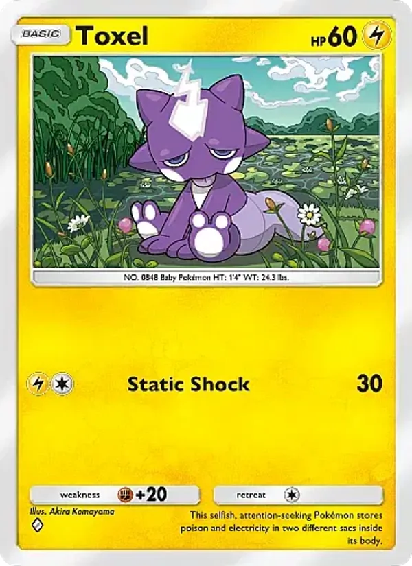 Toxel — Fantastical Parade #054 (Pokémon TCG card)
