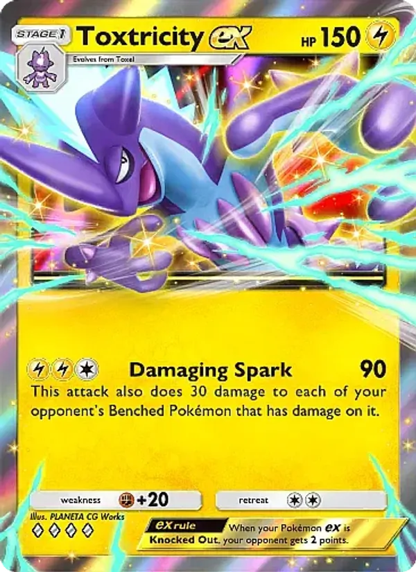 Toxtricity ex — Fantastical Parade #055 (Pokémon TCG card)