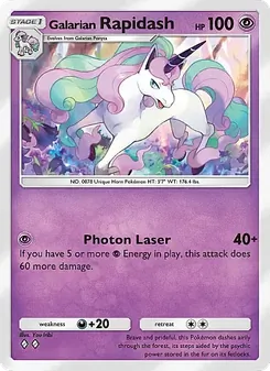 Galarian Rapidash (Fantastical Parade #059)