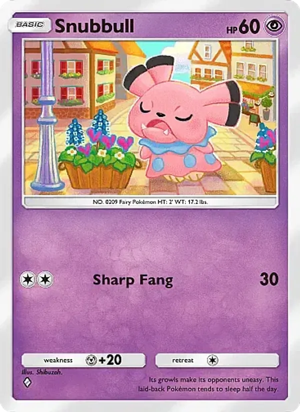 Snubbull — Fantastical Parade #061 (Pokémon TCG card)