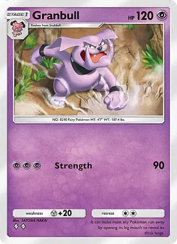 Granbull — Fantastical Parade #062 (Pokémon TCG card)