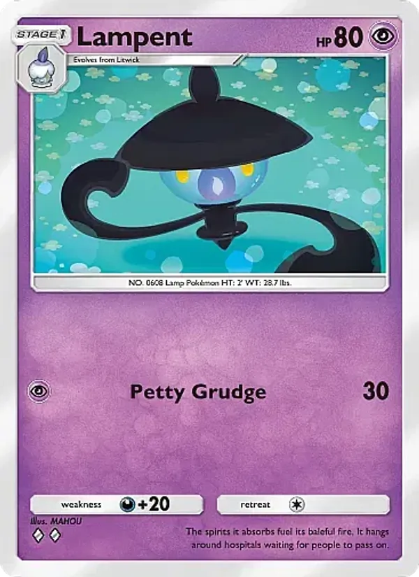 Lampent — Fantastical Parade #068 (Pokémon TCG card)