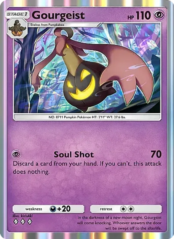 Gourgeist — Fantastical Parade #072 (Pokémon TCG card)