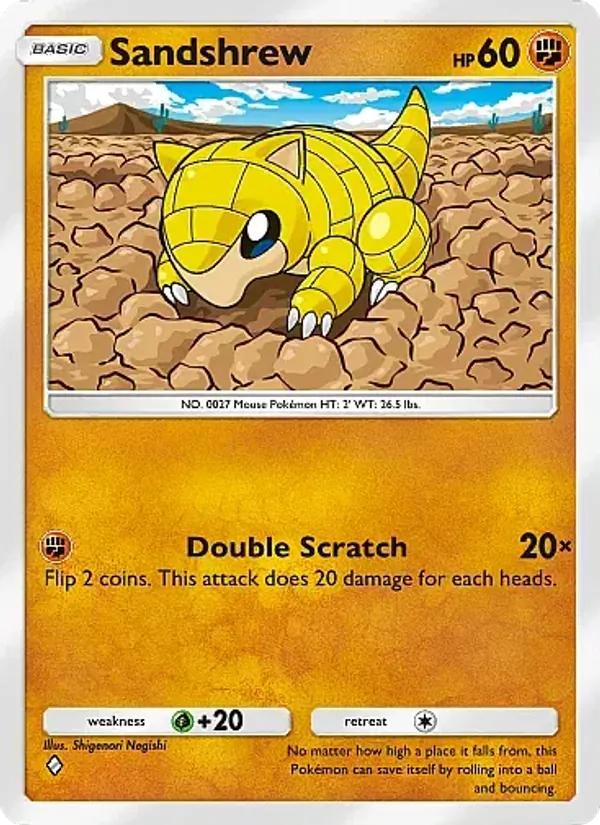Sandshrew — Fantastical Parade #077 (Pokémon TCG card)