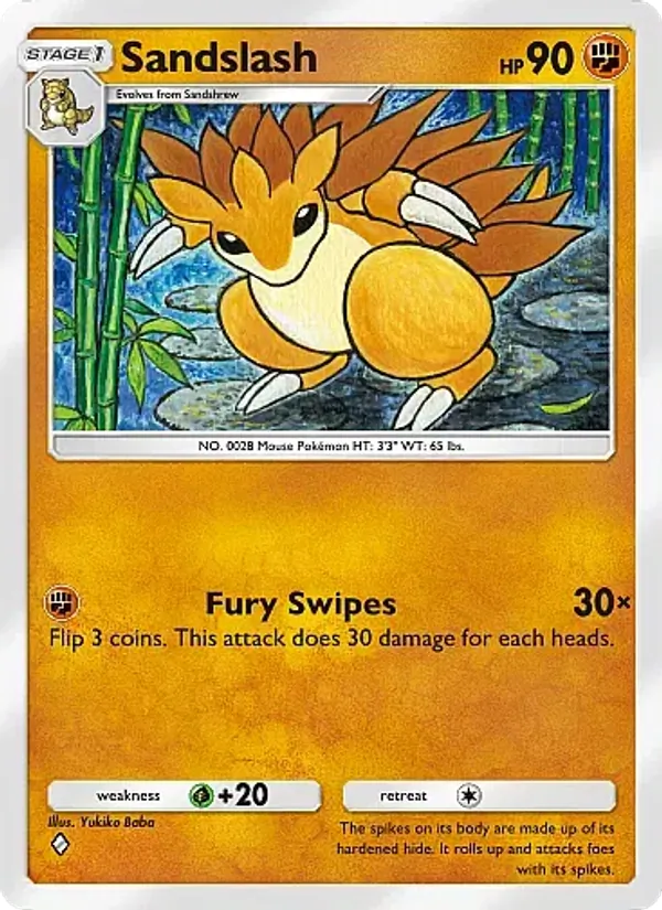 Sandslash — Fantastical Parade #078 (Pokémon TCG card)