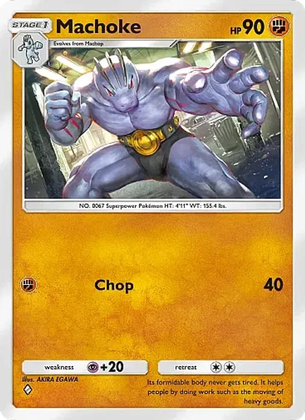 Machoke — Fantastical Parade #080 (Pokémon TCG card)