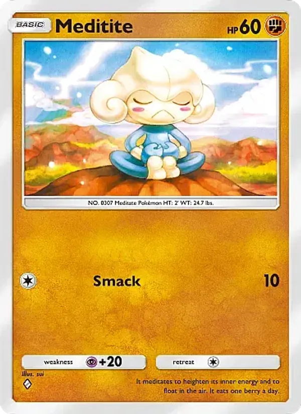 Meditite — Fantastical Parade #083 (Pokémon TCG card)