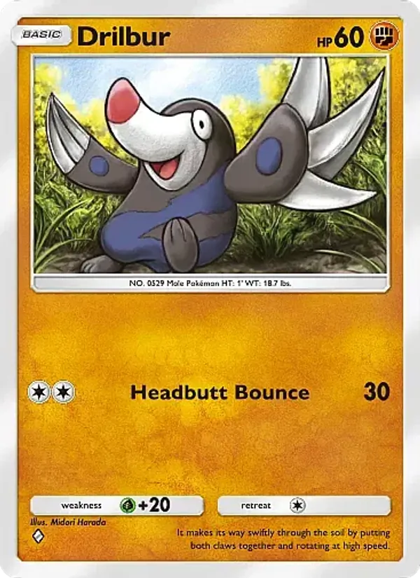 Drilbur — Fantastical Parade #088 (Pokémon TCG card)