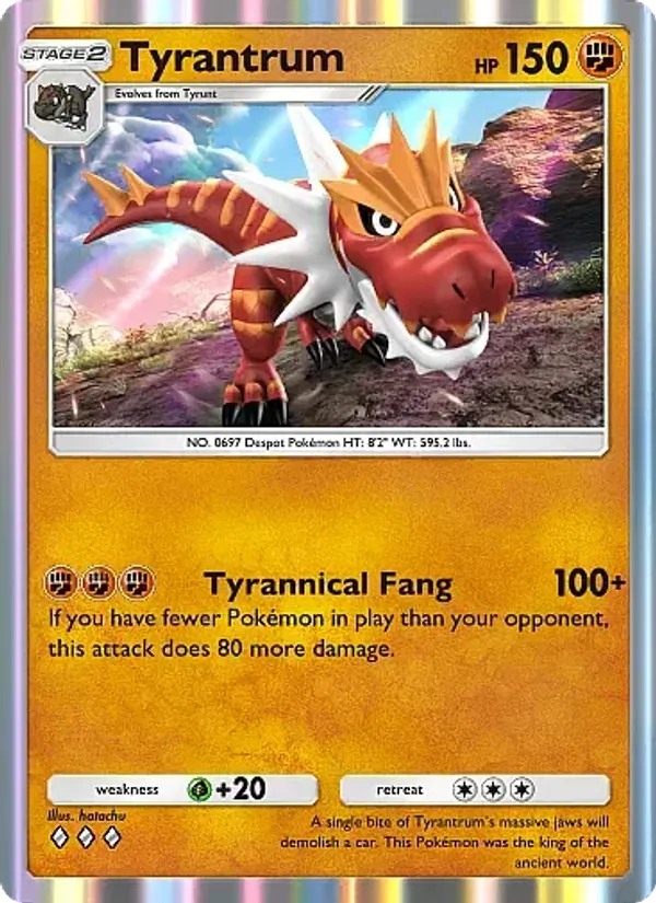 Tyrantrum — Fantastical Parade #090 (Pokémon TCG card)