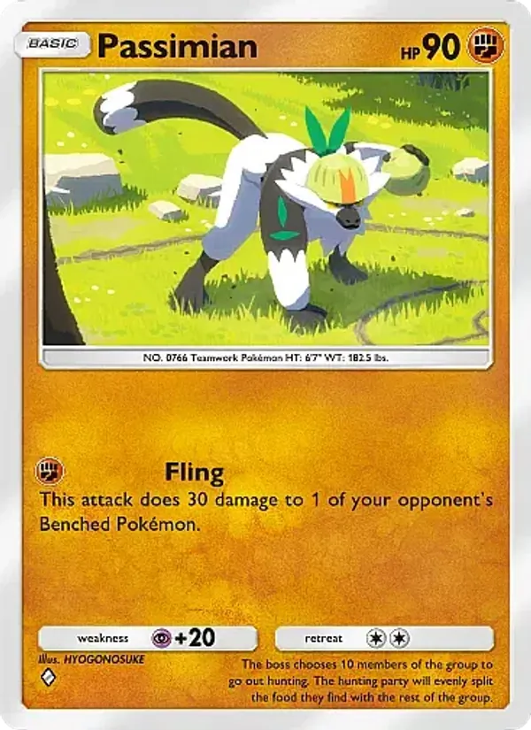 Passimian — Fantastical Parade #091 (Pokémon TCG card)