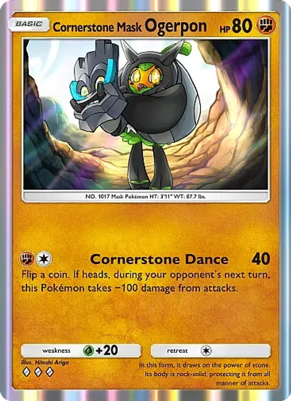 Cornerstone Mask Ogerpon — Fantastical Parade #093 (Pokémon TCG card)