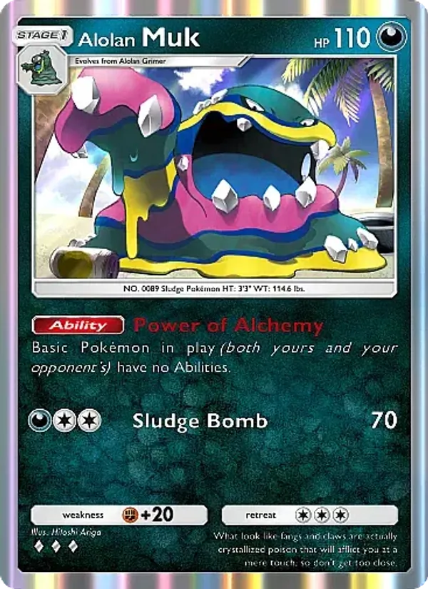 Alolan Muk — Fantastical Parade #097 (Pokémon TCG card)
