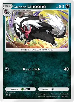 Galarian Linoone (Fantastical Parade #099)
