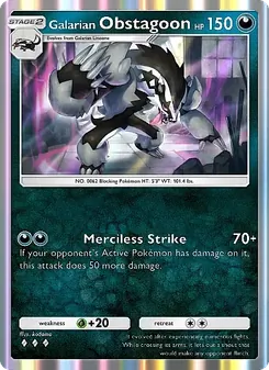 Galarian Obstagoon (Fantastical Parade #100)