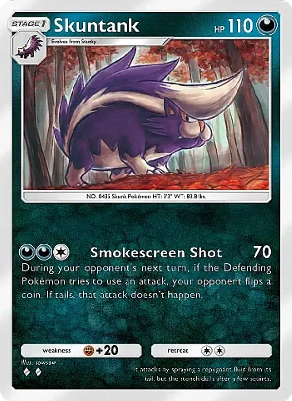 Skuntank — Fantastical Parade #102 (Pokémon TCG card)